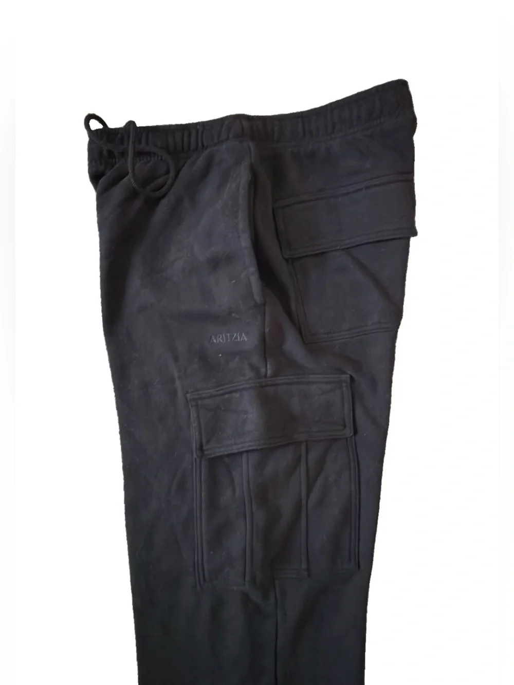 Aritzia Tna Cozy Sweatfleece Mega Cargo Sweatpant Black M Regular